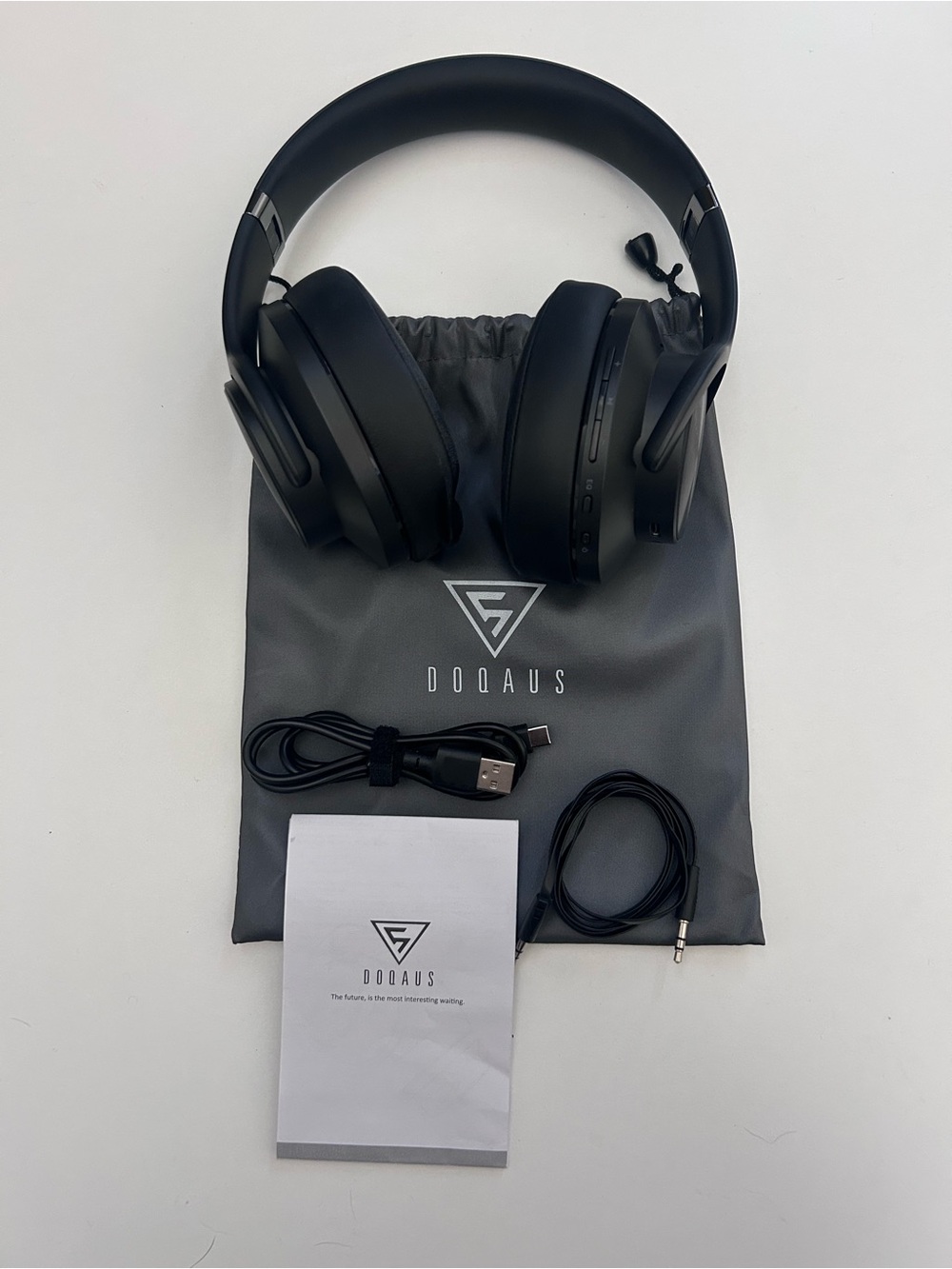 DOQAUS Life 3 Wireless Bluetooth Over Ear Headphones, 90H Playtime